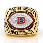 1977 Denver Broncos AFC Championship Ring/Pendant(Premium)